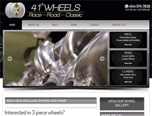 Tablet Screenshot of 41degreewheels.com